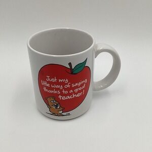 Just my little way of saying thanks to a great Teacher!  Coffee Mug Apple School